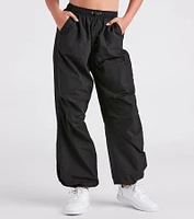Back To Cool High-Rise Parachute Joggers