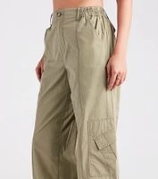 Major Cool Girl Parachute Cargo Pants