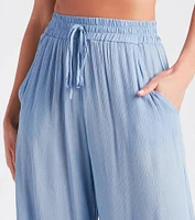 Casual Weekend Plans Wide-Leg Pants