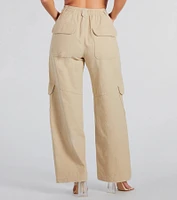 Casual Mood Wide-Leg Cargo Pants