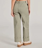 Weekend Trip High-Rise Cuffed Cargo Pants