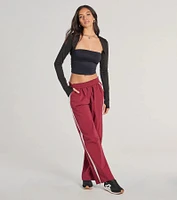 Star Of The Track High-Rise Striped Pants