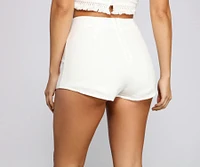 Come Away With Me Cotton Skort