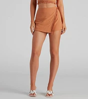 Come Away With Me Cotton Skort