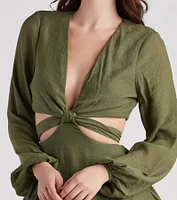 Breeze Style Ruffled Skater Romper