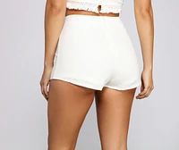 Come Away With Me Cotton Skort