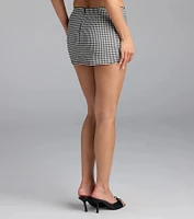 Sunny Day Ready Gingham Mini Skirt