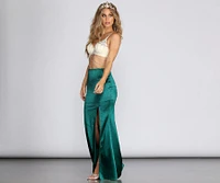 Under The Sea Satin Mermaid Skirt