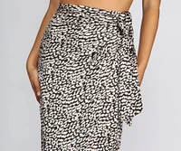 Fierce And Chic Midi Skirt