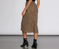 Ready To Roar Leopard Midi