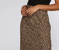 Ready To Roar Leopard Midi