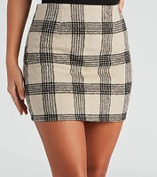 Forever Plaid Woven Skirt