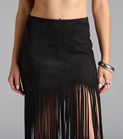 Wild At Heart Long Fringe Skirt
