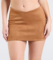 Total Charmer Low-Rise V-Waist Mini Skirt