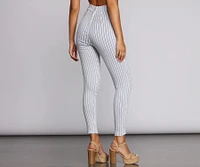 Summer Stripes Paperbag Pants