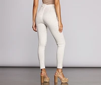 Summer Stripes Paperbag Pants