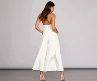 Out And About Halter Jumpsuit
