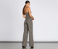 Sassy Stunner Leopard Print Jumpsuit