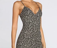 Sassy Stunner Leopard Print Jumpsuit