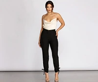 Shirring It Up High Rise Pants