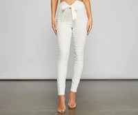 Chic Style Tie-Waist Pants