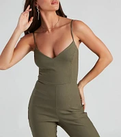 Feelin' Fresh Fitted Jumpsuit
