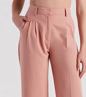 Chic Crepe Boyfriend Trouser Pants