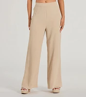 Call The Shots High-Rise Wide-Leg Pants