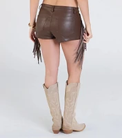 Let's Ride Fringe Hot Shorts