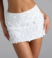 Late Night Shimmer Sequin Mini Skort