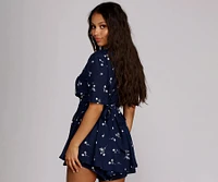 Floral Cutie Skater Romper