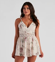 Effortlessly Gorgeous Floral Romper
