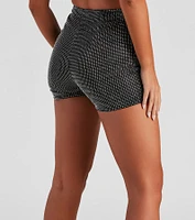 Dazzling Beauty Heat Stone Hot Shorts