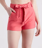 Chic And Polished Paperbag Shorts