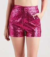 Made For The Glamour Sequin Shorts