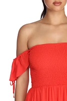Ring The Alarm Smocked Romper