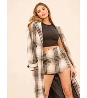 Classic Charm Plaid Wrap Skort