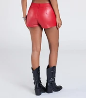 On The Edge Low-Rise Hot Shorts