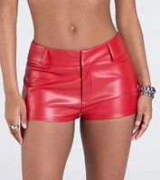 On The Edge Low-Rise Hot Shorts