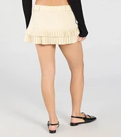 Trendy Cutie Pleated A-Line Mini Skort