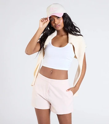 Case Point High-Rise Trouser Shorts