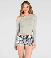 The Groove Sequin Hot Shorts