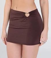 Cutie At Heart Cutout Mini Skirt