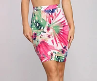 Lush And Lavish Midi Skirt