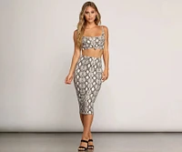 Deadly Yet Sexy Midi Skirt
