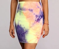 Groove With It Mini Skirt