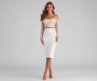 Simplicity Fitted Midi Skirt