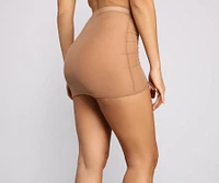 Cinched and Chic Mesh Swim Coverup