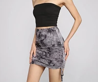 Dreamy Vibes Tie-Dye Mini Skirt