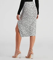 Fiercely Chic Leopard Midi Skirt